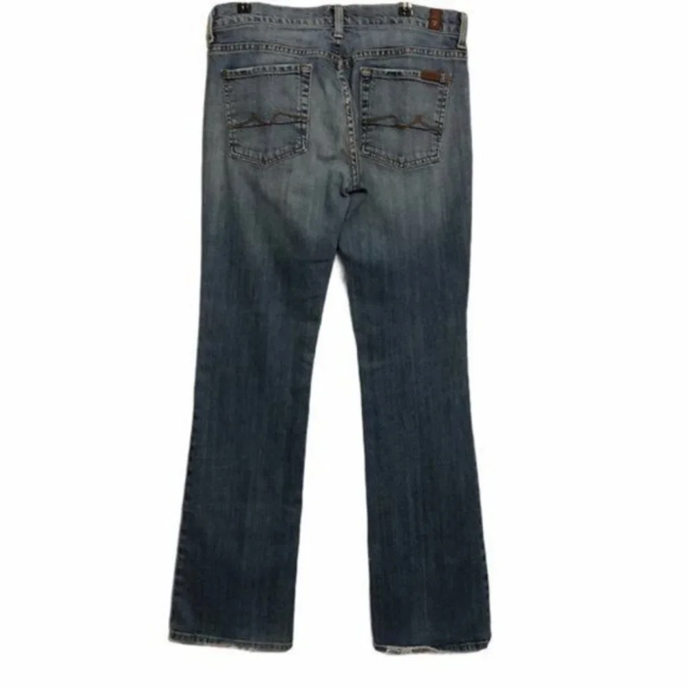 7 for All Mankind "Boy Cut" 4-Button Fly Bootcut Jeans Size 29 - Picture 7 of 11